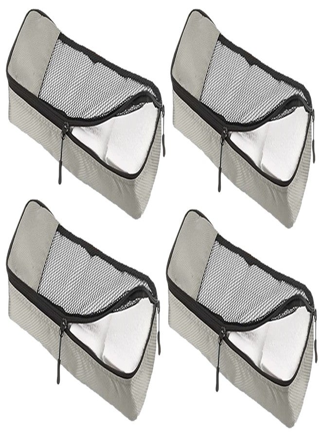 OxbOw Packing Cube Travel Organizer for Men and Women Luggage Laundry Clothes Storage Pouch Bags (Slim-4 Piece) - Image 3